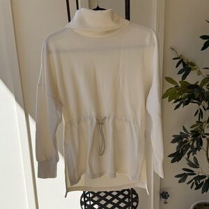 Varley Freya | Ivory | Sweat DoubleSoft I Pullover Sweatshirt | XS | Brand New